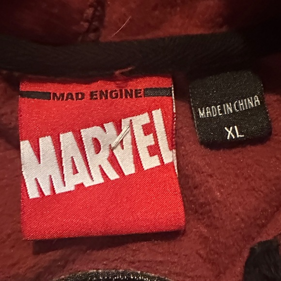 Deadpool Superhero Costume zip up Marvel Hoodie Halloween - Picture 2 of 7